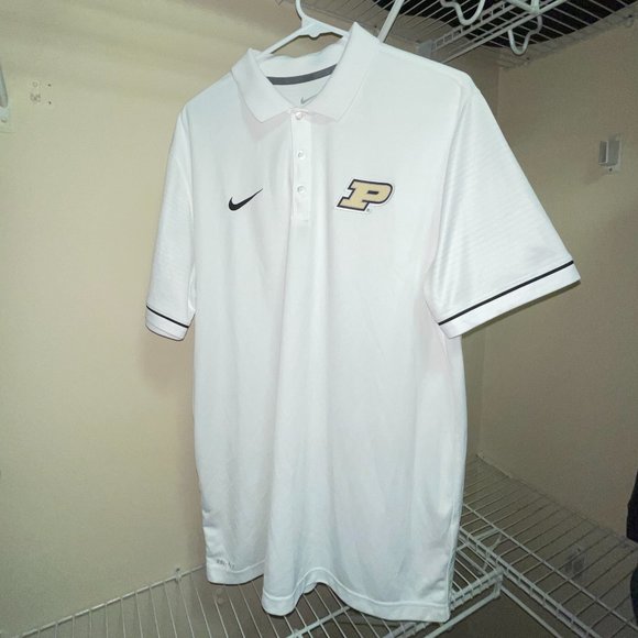 Nike | Shirts | Purdue Nike Golf Polo 